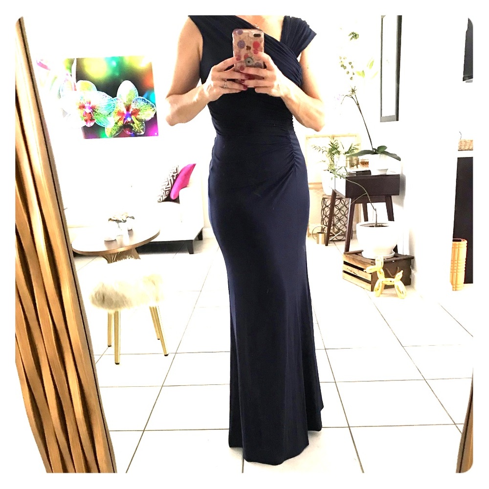 Navy blue dress